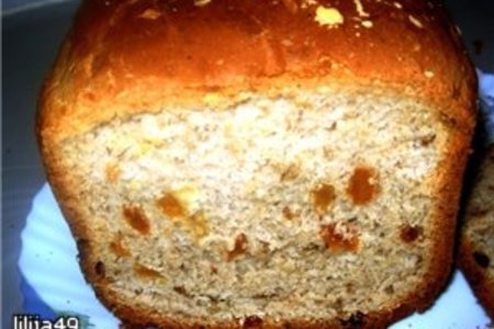 Хлеб с изюмом и орехами: шаг 1