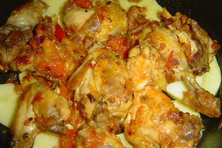 Соус из курицы по азербайджански!: шаг 5