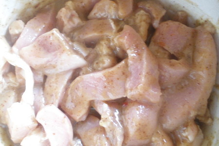 Свинина, запеченная в хреново-горчичном соусе .: шаг 2