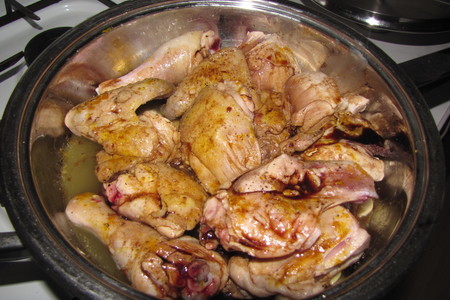 Курица в бальзамическом уксусе: шаг 2