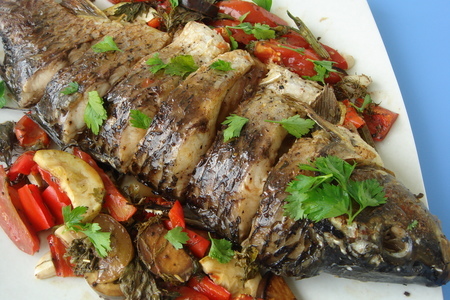 Запеченная рыба с овощами: шаг 6