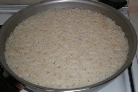 Рис с морепродуктами: шаг 2