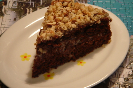 Шоколадно - кокосовый  торт(турецкий  шоколадный пирог): шаг 8