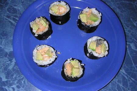 Запеченые роллы (суши): шаг 5