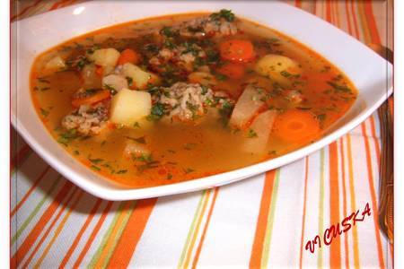 Суп с галушками из куриной печени- májgaluska leves: шаг 6