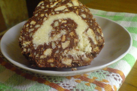 Шоколадно-кокосовый рулет: шаг 5
