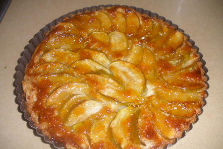 Яблочно-миндальный тарт (apple frangipane tart): шаг 4