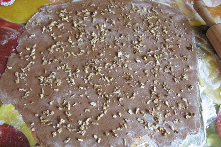 Шоколадное печенье с орехами, кунжутом и шоколадом: шаг 3