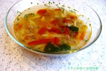 Суп из консервированного тунца: шаг 6