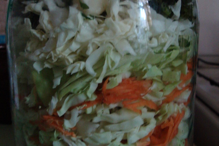 Капустный салатик: шаг 1