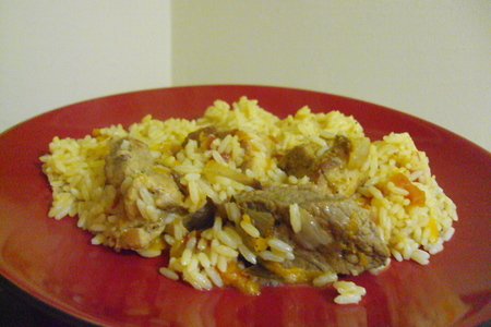 Свинина с рисом и овощами,типа-плов.: шаг 8