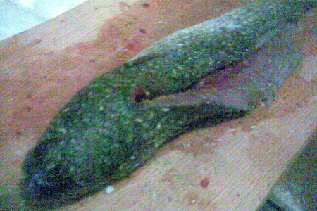 Пеленгас с пикантной овощной начинкой: шаг 3