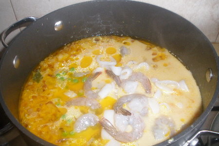 Кремовый суп с морскими гадами: шаг 2