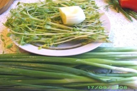 Салат витаминный с капустой: шаг 2