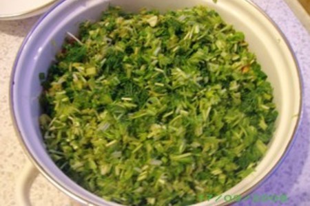 Салат витаминный с капустой: шаг 7