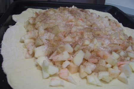 Яблочно - грушевый пирог с корицей: шаг 1