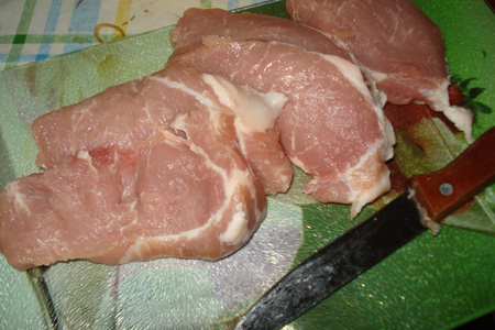 Свинина, маринованная в соевом соусе: шаг 1