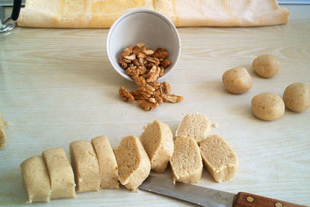 Печенье "ореховый букет"  (для кофеманов): шаг 2