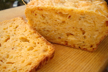 Сырный хлеб на пиве,без дрожжей: шаг 7