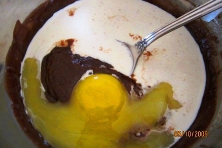 Шоколадно-карамельное мороженое: шаг 4