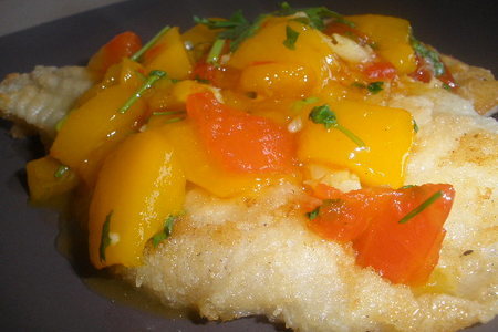 Простые блюда 2 . рыба с манговым чатни: шаг 2