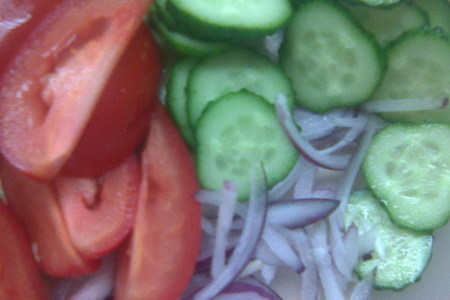 Салат из овощей и морепродуктов «хорватия в миниатюре»: шаг 7