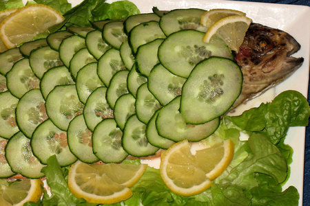 Печёная лососевая форель с авокадно-укропным соусом: шаг 5