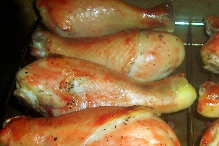 Куриные голени в клубничном барбекю.: шаг 3