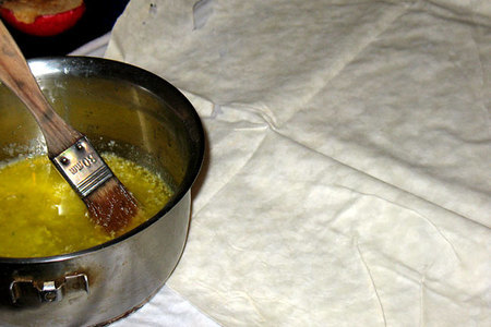 Штрудель с начинкой из шампиньонов,цуккини и картофеля: шаг 5