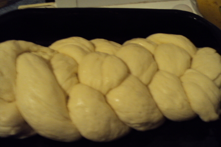 Шведский хлеб на йогурте (swiss braid): шаг 5