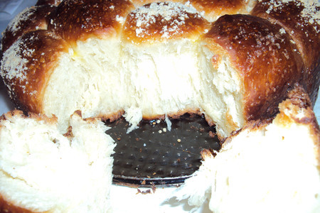 Немецкий праздничный сдобный хлеб (partybrot german party bread): шаг 5