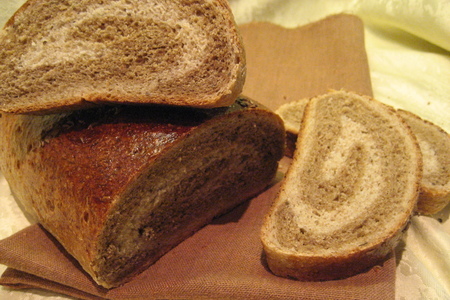 Мраморный ржаной хлеб: шаг 9