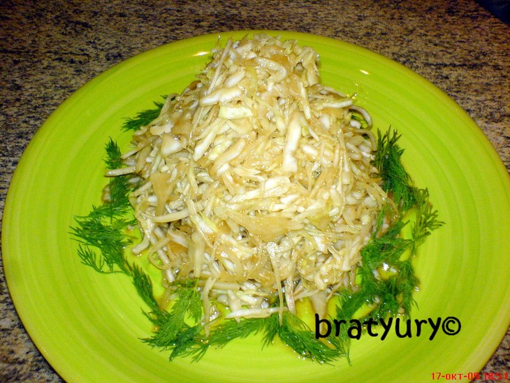 Салат капустный – сжигатель жира, тибетский рецепт от никиты джигурда: шаг 3