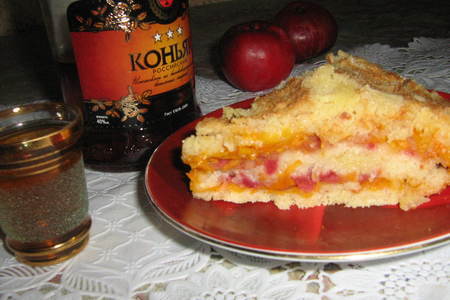 Насыпной пирог с тыквой и яблоками.: шаг 2