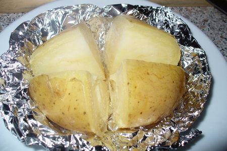 Печеная картошка с креветками: шаг 4