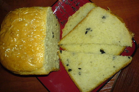 Хлеб с маслинами и маринованным перцем: шаг 8