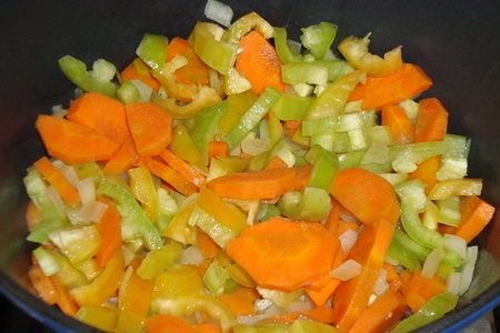 Тушёные овощи: шаг 1