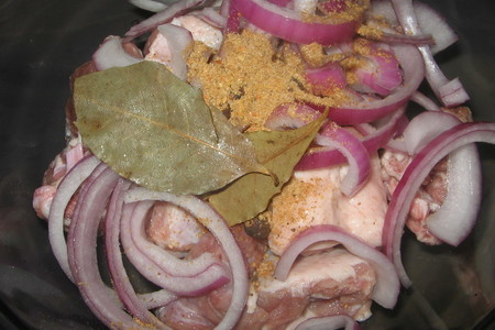 Свиные ребрышки запеченные в шашлычном маринаде.: шаг 2