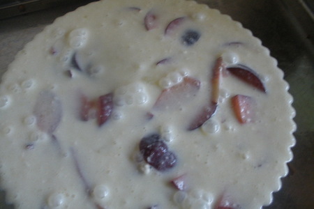Тарт-экспресс со сливами (plum custard kuchen ): шаг 2