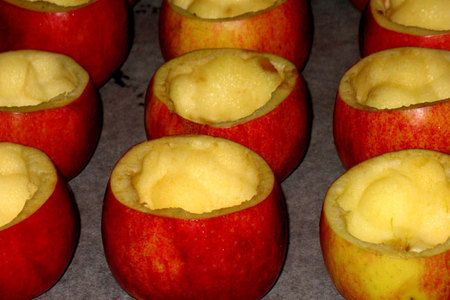Маффины в печёных яблоках: шаг 1