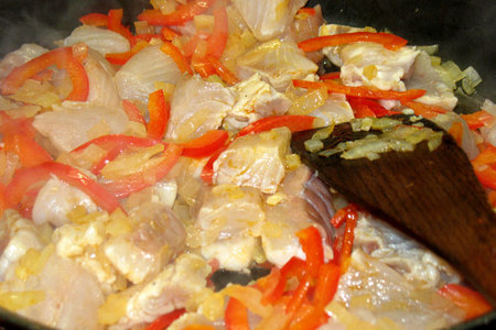 Рыба и креветки на мексиканский манер с кукурзными тортилья: шаг 4