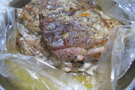 Свинина - буженина с рукава, вкусно, нежно, сочно ...: шаг 6