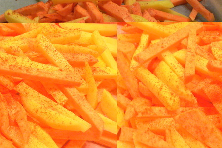 Пикантная картошка ( pommes frites): шаг 4