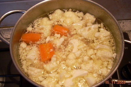 Крем-суп с курицей и цветной капустой: шаг 5