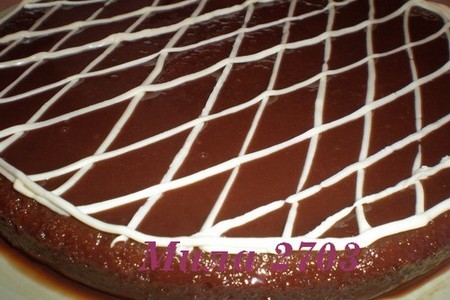 Овсяный пирог под шоколадной глазурью: шаг 6
