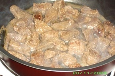 Мясо с грецкими орехами: шаг 3