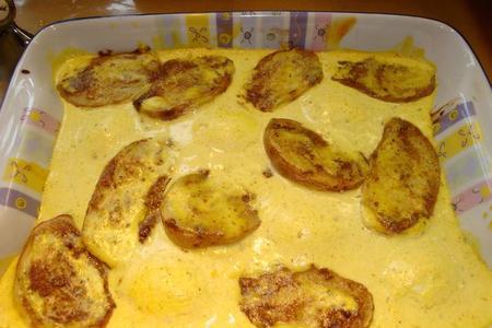 Картофель и яйца, запеченные под соусом карри: шаг 4