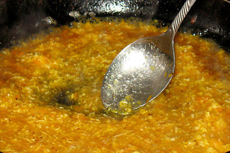 Crepes suzette (креп сюзетт) или блины из кукурузной муки с апельсиновым соусом: шаг 5