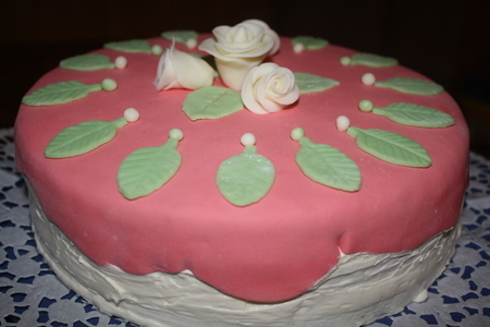 Торт розовая мечта: шаг 6