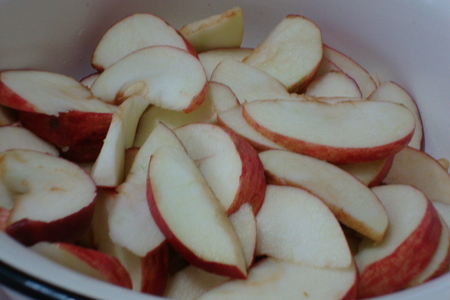 Творожный пирог с яблоками и кешью: шаг 3